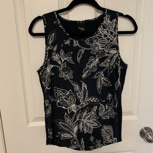 Floral Sleeveless Blouse